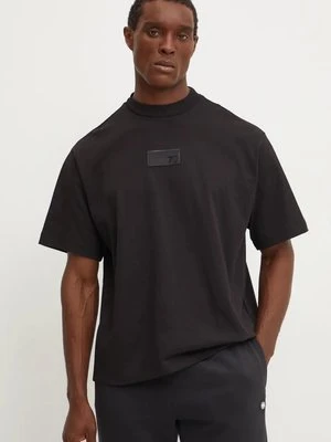 EA7 Emporio Armani t-shirt bawełniany kolor czarny z aplikacją PJQWZ.6DUT04