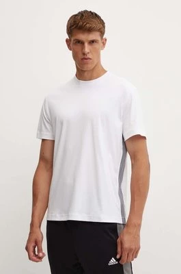 EA7 Emporio Armani t-shirt bawełniany męski kolor biały z aplikacją PJOLZ.6DPT19