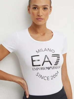 EA7 Emporio Armani t-shirt damski kolor biały TJQCZ.6DTT20