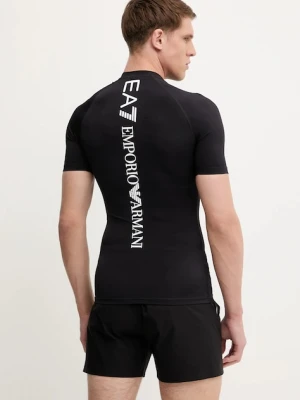 EA7 Emporio Armani t-shirt kąpielowy kolor czarny AF13158.7M000547
