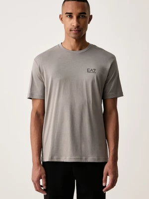 EA7 Emporio Armani T-shirt męski bawełniany szary