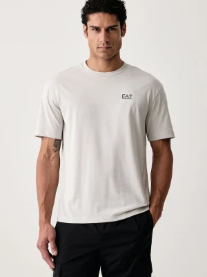 EA7 Emporio Armani T-shirt męski bawełniany szary