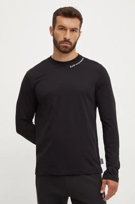 EA7 Emporio Armani t-shirt męski kolor czarny z nadrukiem PJTJZ.6DUT09