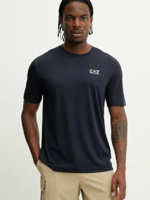 EA7 Emporio Armani t-shirt męski kolor granatowy gładki AF13530.7M000179