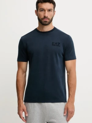 EA7 Emporio Armani t-shirt męski kolor granatowy gładki AF13862.7M000756