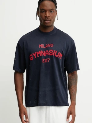 EA7 Emporio Armani t-shirt treningowy męski kolor granatowy wzorzysty AF13509.7M000249
