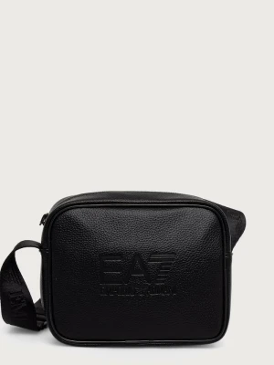 EA7 Emporio Armani torebka crossbody damska z imitacji skóry czarny