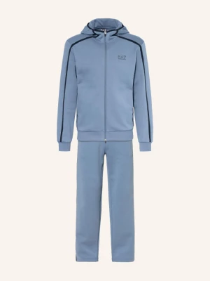 ea7 Emporio Armani Zestaw: Bluza Rozpinana I Spodnie Dresowe blau
