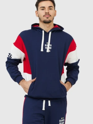 EA7 Granatowa bluza męska Olimpia milano, Rozmiar M EA7 Emporio Armani