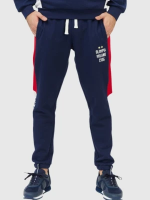 EA7 Granatowe spodnie męskie Olimpia milano, Rozmiar M EA7 Emporio Armani