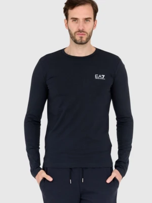 EA7 Granatowy longsleeve męski, Rozmiar M EA7 Emporio Armani