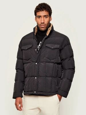 EA7 Kurtka | Regular Fit | shearling czarny