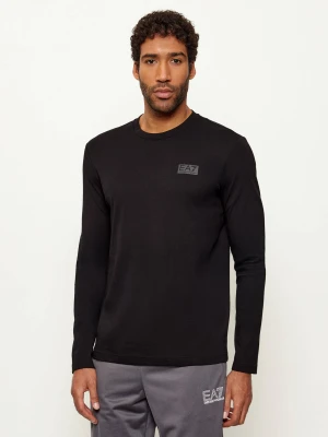 EA7 Longsleeve | Regular Fit czarny