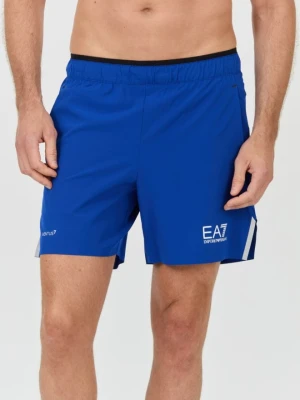 EA7 Niebieskie męskie kąpielówki Bermudas, Rozmiar XL EA7 Emporio Armani