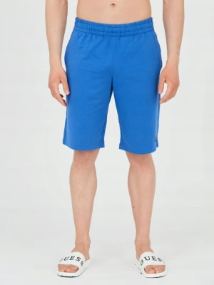 EA7 Niebieskie shorty męskie z małym logo, Rozmiar S EA7 Emporio Armani