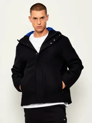 EA7 Płaszcz | z dodatkiem wełny