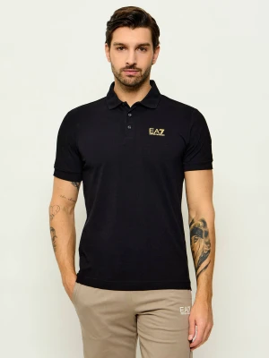 EA7 Polo | Regular Fit czarny