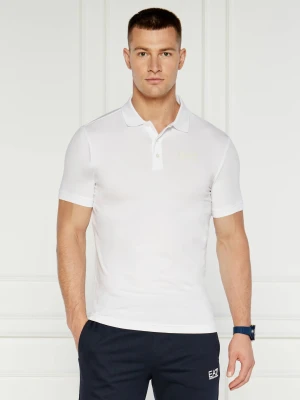 EA7 Polo | Regular Fit biały