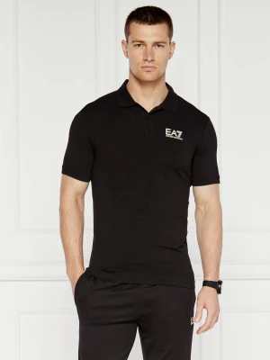EA7 Polo | Regular Fit czarny