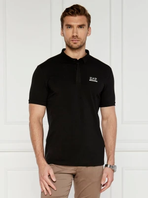 EA7 Polo | Regular Fit czarny