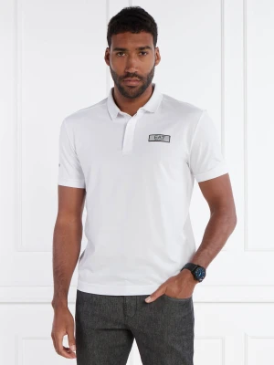 EA7 Polo | Regular Fit biały