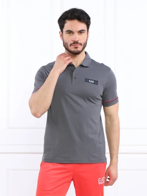 EA7 Polo | Regular Fit szary
