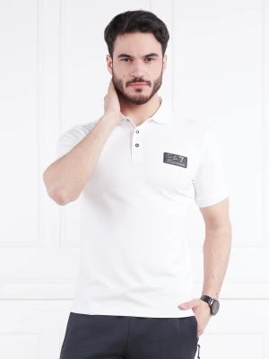 EA7 Polo | Regular Fit biały