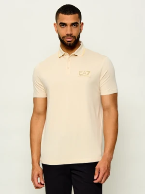 EA7 Polo | Regular Fit beżowy