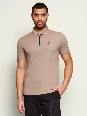 EA7 Polo | Slim Fit beżowy