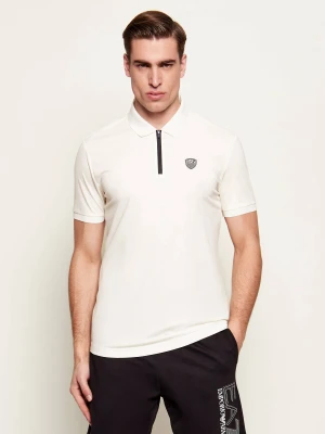EA7 Polo | Slim Fit ecru