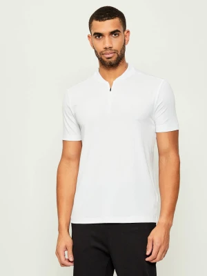 EA7 Polo | Slim Fit biały