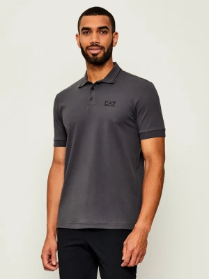 EA7 Polo | Slim Fit szary