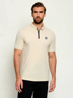 EA7 Polo | Slim Fit beżowy