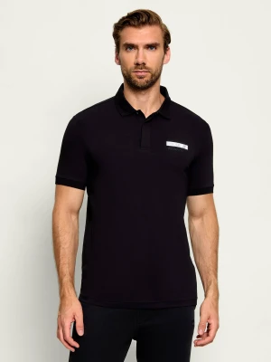 EA7 Polo | Slim Fit czarny