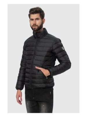 EA7 Puchowa czarna kurtka męska, Rozmiar S EA7 Emporio Armani