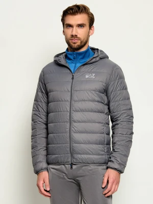 EA7 Puchowa kurtka | Regular Fit szary