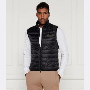 EA7 Puchowy bezrękawnik | Regular Fit