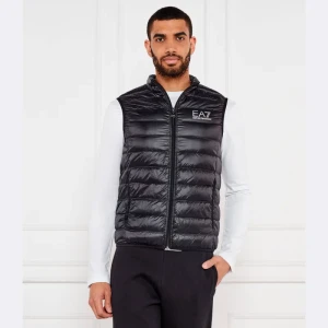 EA7 Puchowy bezrękawnik | Regular Fit