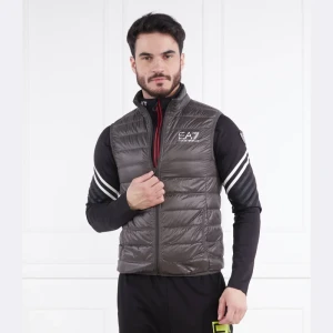 EA7 Puchowy bezrękawnik | Regular Fit