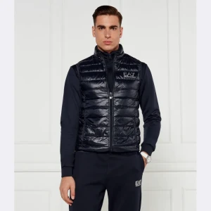 EA7 Puchowy bezrękawnik | Regular Fit