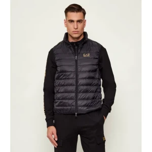 EA7 Puchowy bezrękawnik | Regular Fit