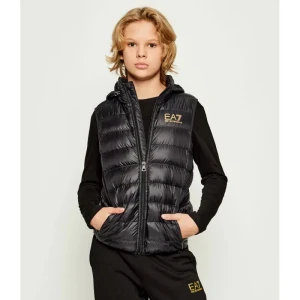 EA7 Puchowy bezrękawnik | Regular Fit