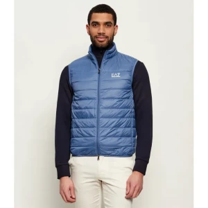 EA7 Puchowy bezrękawnik | Regular Fit