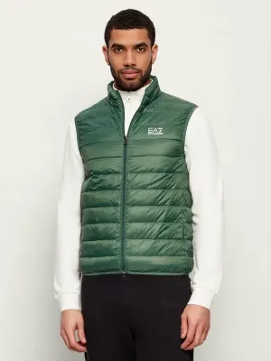 EA7 Puchowy bezrękawnik | Regular Fit