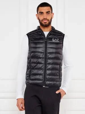 EA7 Puchowy bezrękawnik | Regular Fit