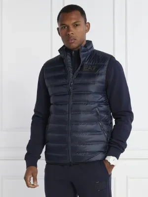 EA7 Puchowy bezrękawnik | Regular Fit