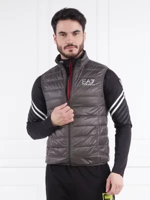 EA7 Puchowy bezrękawnik | Regular Fit
