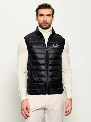 EA7 Puchowy bezrękawnik | Regular Fit