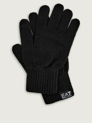 EA7 Rękawiczki | z dodatkiem wełny