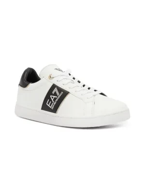 EA7 Skórzane sneakersy